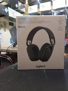 Logitech Zone Vibe 100 Wireless Bluetooth Headphones Box Pack