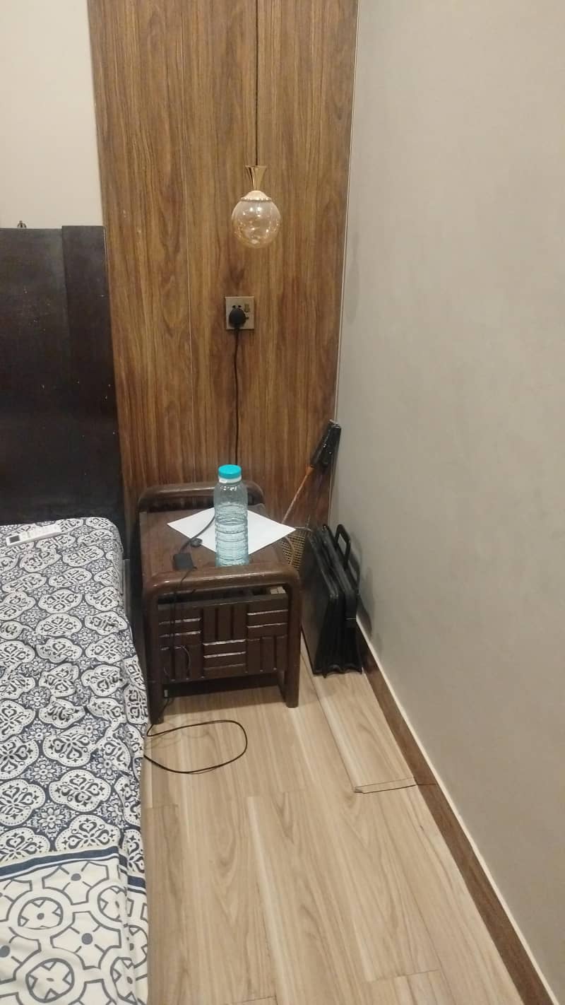 selling the following bed with mattress, side table, study table etc 2