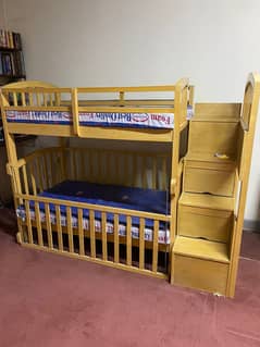 Bunker Bed for kids with mattresses.