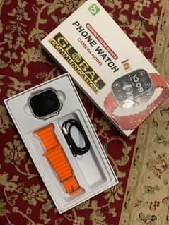 BW9 4G Smartwatch with Camera and Charger