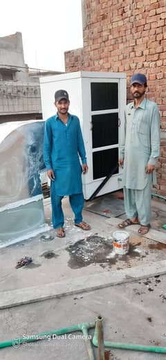 ducting work and fresh air children colar coling pad
