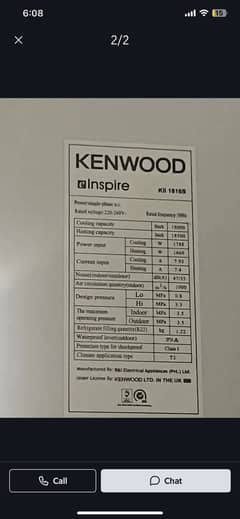 Kenwood Heat and Cool