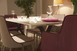 Dining Table - 6 Seater Dining Table - Dining Table With Dining Chair