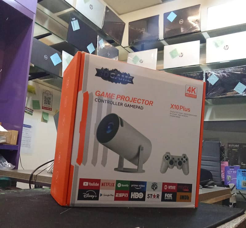 Android Gaming Projectors X10 Plus 4K Game Projector with Gamepad 2