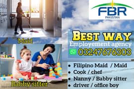 Maids / House Maids / Chef / House Cook / Baby Sitter maid available