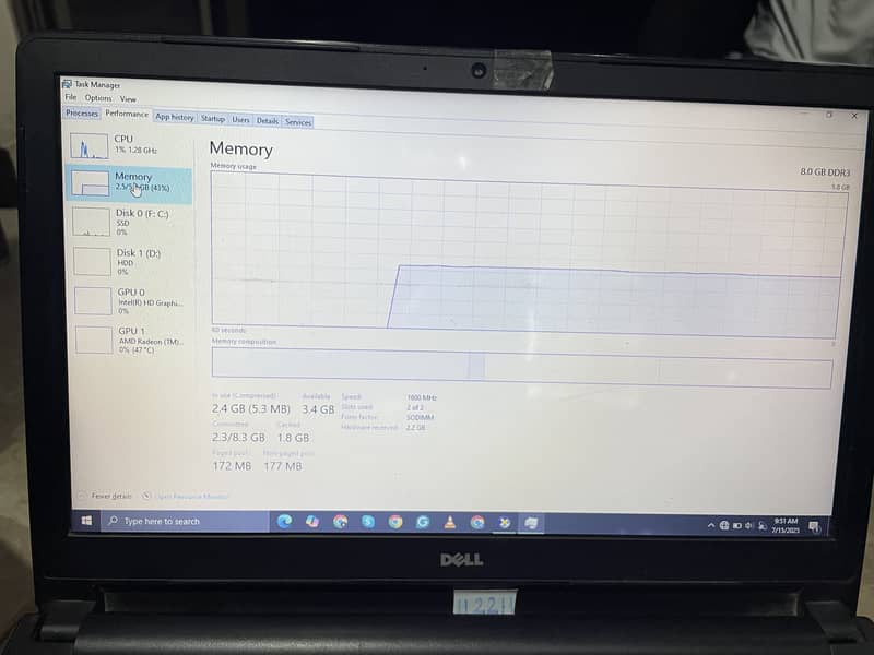 Core I5-6th Gen DDR 3 0