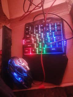 bleutotooth keyboard and mouse for Android beutifull lighting