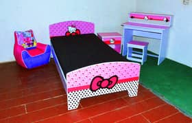 Hello Kitty Single Bed for Girls, New Style Kids Beds By Furnisho