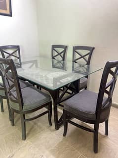 6 seater dinning table set