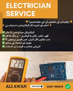 Electrician/ electrical maintenance/ plumber 0347-1101474