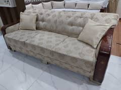 5 Seater Pure Wood Sofa Set