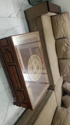 sofa set with table