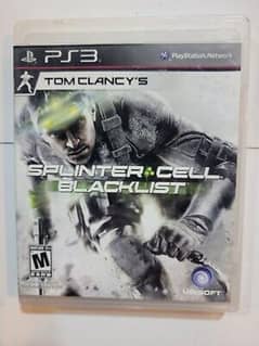 Tom Clancy: Splinter cell Blacklist PS3 Game CD