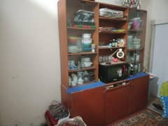 wooden wardrobe
