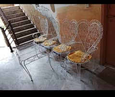 lawn chairs and table