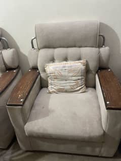 5 seater Sofa Beige Color