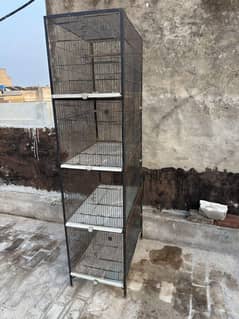 Cage Hen & Birds