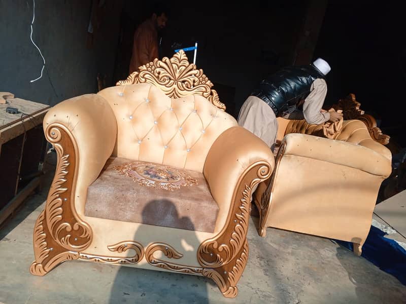 Sofa Set/L Shape Sofa/Dewaan/3 Seater Sofa Set with Molti Foam 7