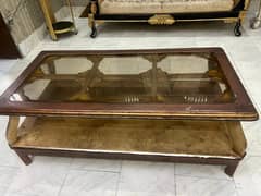 Fancy table pure wood condition