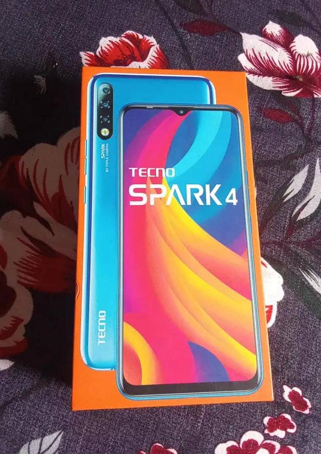 TECNO SPARK 4 3/32 PTA APROVED WITH BOX 0