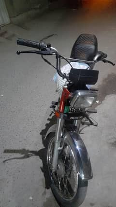 Honda cd 70cc bike model 14 red color