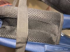 it is a untouched bag brand Jiesipote blue colour   medicated bagpack