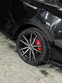 17 inch alloy rim with tyre