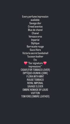Perfumes