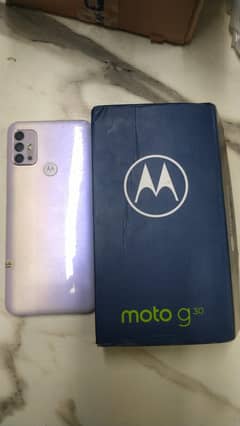 Moto G30 PTA Approved with Box and charger