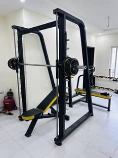Home Gym –Commercial Grade Equipment Weight+Smith Machine+Bench & Acc