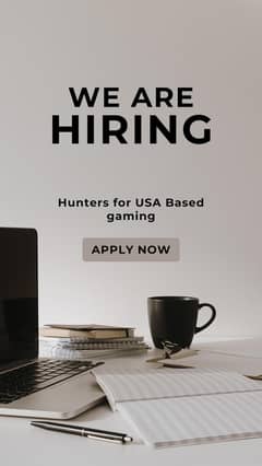 Hunters required for USA based gaming.