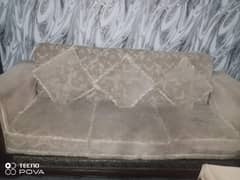 7 seater sofa set with cushions
