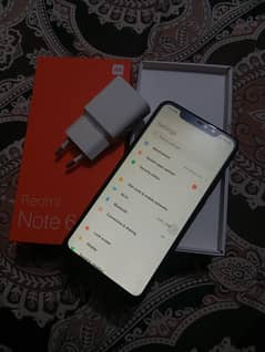 redmi note 6pro complete box pta official aproved