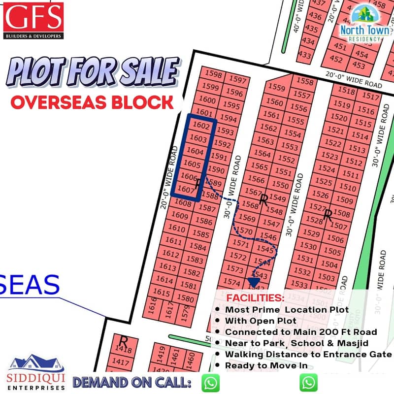 R-1602 - Overseas Block - Prime Location 1
