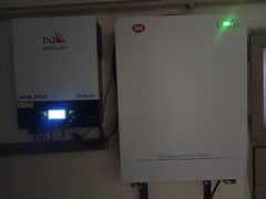 dongjin hibrid inverter 6KW 48 V IP21+itel lithium battery 51.2 100ah