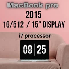 MacBook Pro 2015 – 15" | i7 | 16GB RAM | 512GB SSD – Top Condition