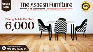 Dining Table - 6 Seater Dining Table - Dining Table With Dining Chair