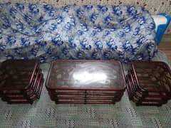 One double and two single dining table
