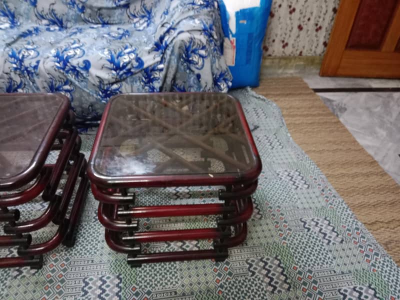 One double and two single dining table 1