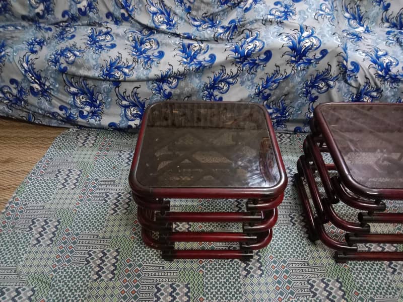 One double and two single dining table 3