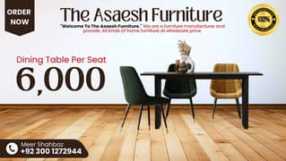 Dining Table - 6 Seater Dining Table - Dining Table With Dining Chair