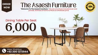 Dining Table - 6 Seater Dining Table - Dining Table With Dining Chair