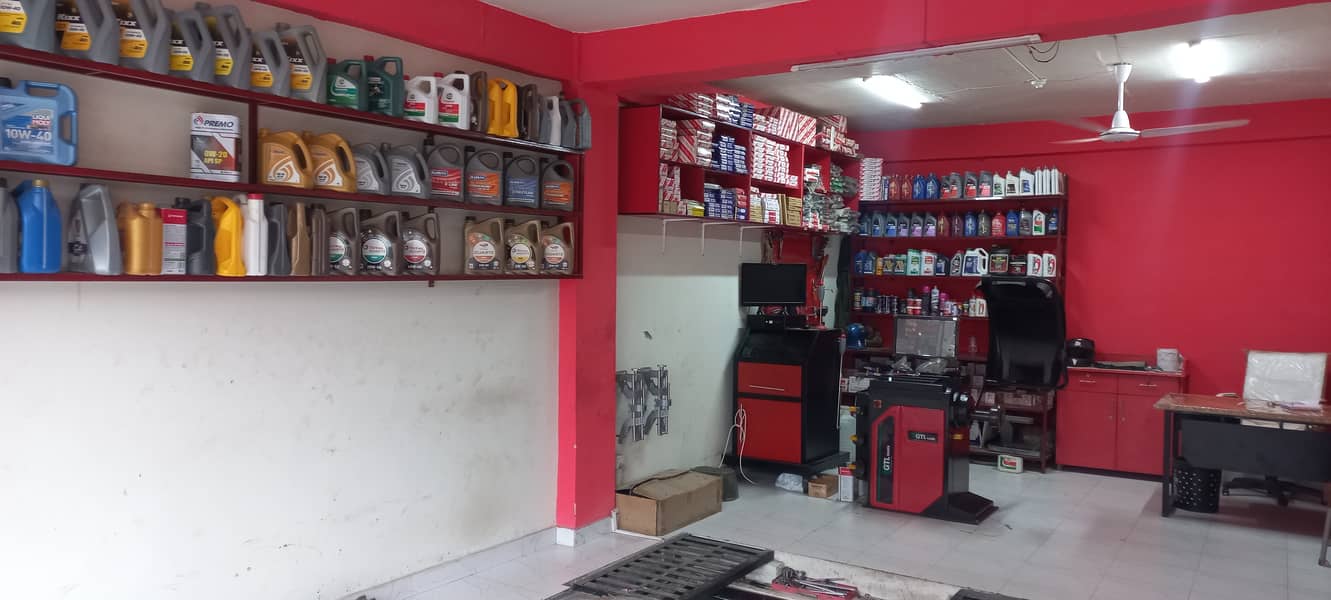 Running Wheel Alignment/Balancing and Oil Change Setup 2