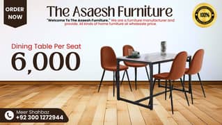 Dining Table - 6 Seater Dining Table - Dining Table With Dining Chair