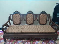 wooden sofa set