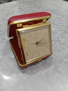 vintage mechanical pocket clock. honkong