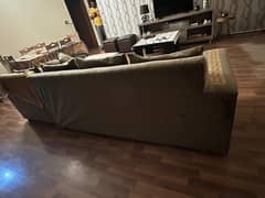 L shaped sofa set