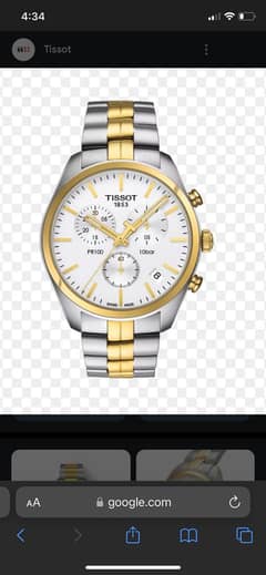 tissot PR 100 chronograph
