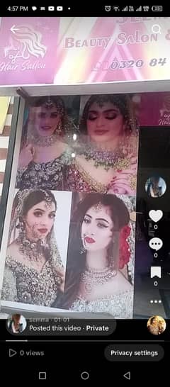 Running salon for sale, running business for sale,  saloon for sale