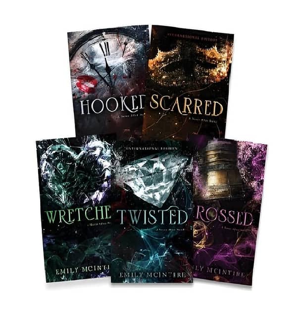 Emily McIntire Never After Series 5-Book Collection: Hooked, Scarred, Wretched, Twisted, Crossed